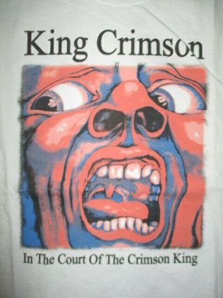 Retro King Crimsom " In The Court Of The Crimson King " Concert Tour (xl) T - Shirt