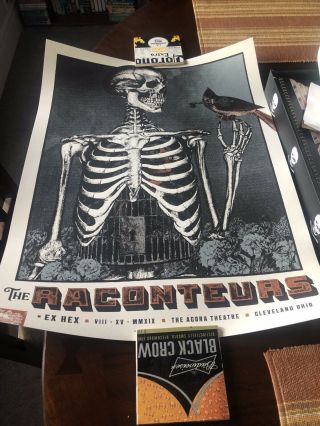 The Raconteurs Poster 8/15/19 Agora Theatre Cleveland Oh 152/405