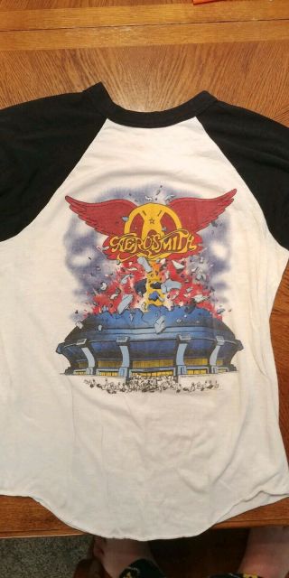 Aerosmith Official Rock In A Hard Place Tour Jersey 1982.