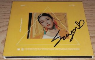 Soya Color Project Vol.  4 Artist K - Pop Real Signed Autographed Promo Cd 2