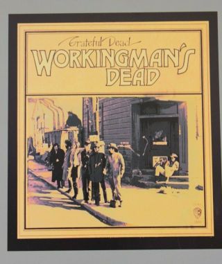 Grateful Dead Workingman ' s Stanley Mouse Signed Lithograph Poster Jerry Garcia 3
