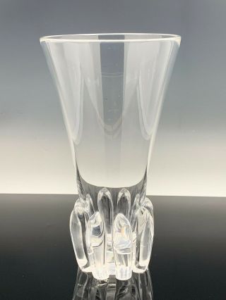 Massive Mid Century Modern Signed Steuben Art Glass Vase