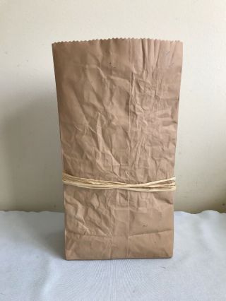 Michael Harvey Craft Pottery Brown Paper Bag Vase 14 - 12.  5” Tall 8