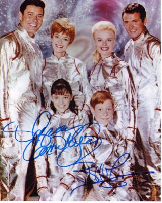Angela Cartwright Bill Mumy Signed By Both 8x10 Lost In Space Photo With