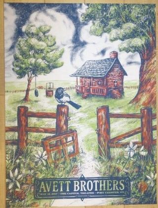 Avett Brothers Poster Capitol Theatre Port Chester Ny Ap Zeb Love May 12 2017