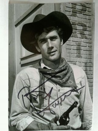 Robert Fuller Authentic Hand Signed Autograph 4x6 Photo - Wagon Train