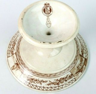 1870 ' s Shelton T.  C.  Brown,  Westhead,  Moore & Co.  Transferware Ironstone Compote 7