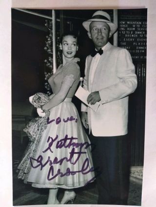 Kathryn Grant Crosby Authentic Hand Signed Autograph 4x6 Photo Bing Crosby Wife
