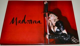 Madonna Rebel Heart Tour Vip Limited Edition Tour Book Vip Pass Ticket