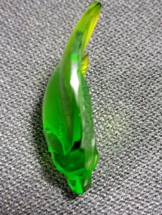 Lalique France Crystal Emerald Green Fish 6