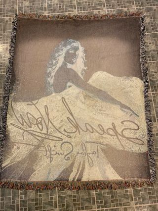 Taylor Swift SPEAK NOW Sparkly Tapestry Throw Blanket - Limited Edition - EUC 3