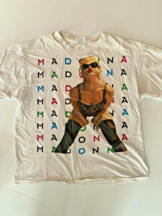 Madonna (c) 1992 Boy Toy / Erotica / Rock Express Licensed Vintage Xl T - Shirt