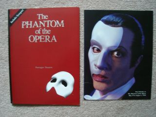 Kiss Paul Stanley Phantom Of The Opera Programme Tour Book Rare