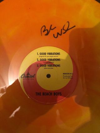 Beach Boys Brian Wilson Autographed Signed Record 2