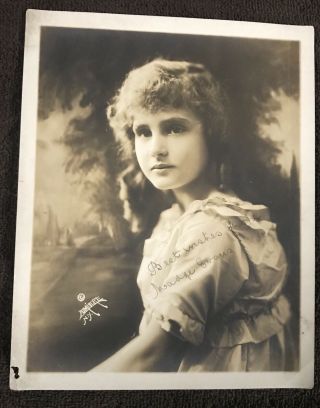 Rare Silent Film Actress Madge Evans Authentic Stamp Signed Photo Photograph