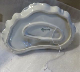 KARL ENS Vintage Porcelain Trinket / Condiment Dish Germany - Nymph with Frog 8