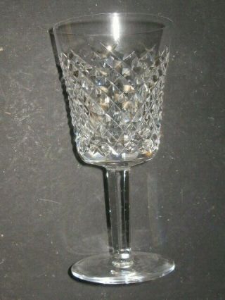6 Waterford Crystal Alana Pattern Wine Glasses/Goblets EUC 2