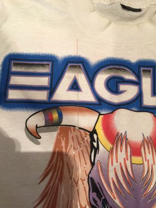 Hotel California Eagles Hell Freezes Over 1994 Tour Concert T Shirt XL RARE 5
