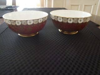 Royal Crown Derby Paradise Open Sugar Bowls - 2 Available