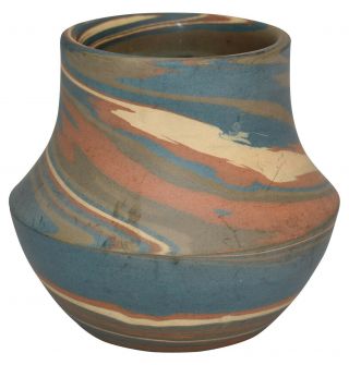 Niloak Pottery Mission Swirl Bulbous Base Vase