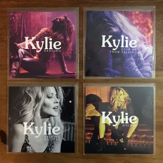 Kylie Minogue Set Of " Golden " Promos: Dancing,  Stop Me Falling,  Raining Glitter