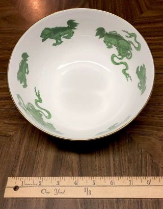 Wedgwood Chinese Tigers - Rare Green Round 8 " Vegetable Serving Bowl