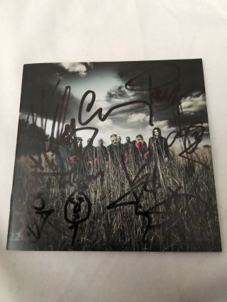 Slipknot Fully Signed All Hope Is Gone Cd Corey Taylor,  Jim Root Paul Gray Rare
