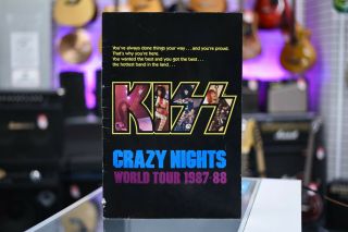 Kiss Crazy Nights World Tour 1987 - 88 Poster Book