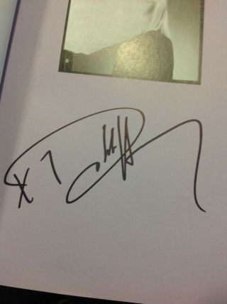 Debbie Harry Face It Hand Signed Autographed Hard Back Autobiography Blondie Uk