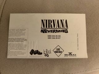 NIRVANA Kurt Cobain - rare vintage Le Zenith,  Paris 1992 concert ticket 2