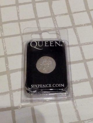 Brian May We Will Rock You 2004 Sixpence Coin