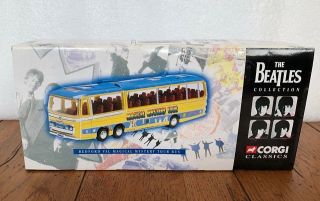 Beatles Bedford Val Magical Mystery Tour Bus - Corgi 1997 Mib