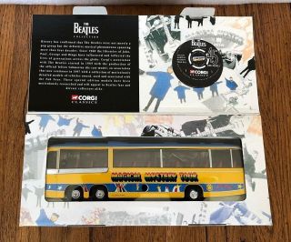 Beatles Bedford Val Magical Mystery Tour Bus - CORGI 1997 MIB 5