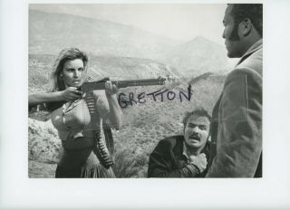 Sexy Raquel Welch,  Jim Brown & Burt Reynolds Rare Photo 1