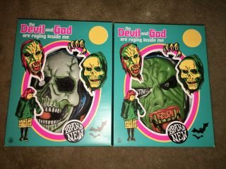 The Devil And God Halloween Masks With T - Shirt Trick Or Treat Bag