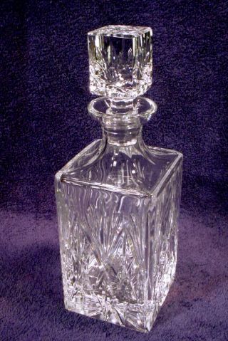 Vintage Waterford Crystal Decanter Bottle Stopper Whiskey Spirits Brandy