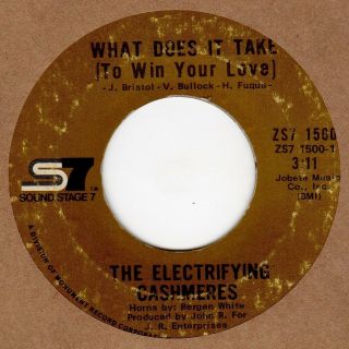 Electrifying Cashmeres What Does It Take (to Win Your Love) Sound Stage 7 Zs7 15
