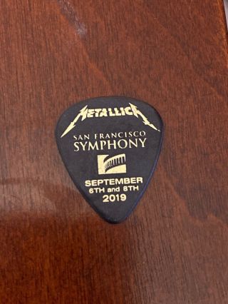 Metallica San Francisco Symphony S&M2 PICK September 6 & 8 2019 Chase Center 2