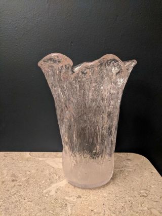Mid Century Brutalist Pukeberg LARGE Vase by Uno Westerberg Scandinavian 6