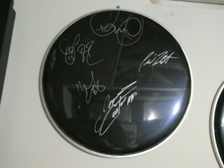 All That Remains Signed 12 " Black Drumhead.  Ships Out Asap