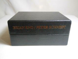 Oblique Strategies Cards Brian Eno Peter Schmidt 2000 5th Ed Slightly Revised