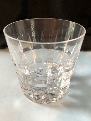 1 Vintage Rare St Louis Manhattan French Crystal/whiskey Old Fashioned Glass