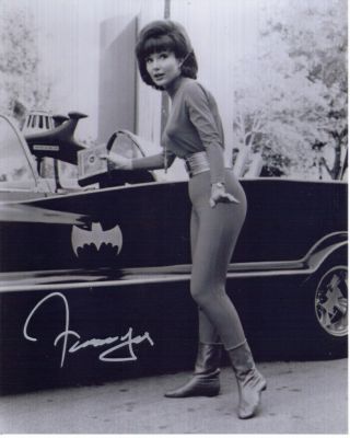 Francine York Lost In Space Actress Signed 8x10 Batman Photo With