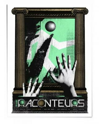 The Raconteurs Los Angeles Greek Theatre Official Poster 2019