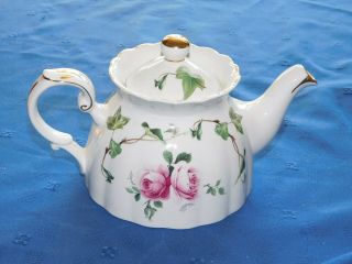 Royal Albert Tea Pot Crown Dorset Tea Pot Royal Grafton C & S Wedgwood Ped Dish