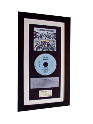 Thin Lizzy Jailbreak Classic Cd Album Gallery Quality Framed,  Express Global Ship
