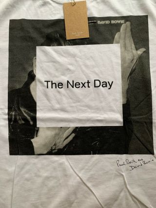 David Bowie - The Next Day Official T - Shirt Xl Paul Smith Bnwt Unworn