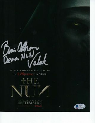 Bonnie Aarons Signed " The Nun " Valak The Nun 8x10 Photo Bas With Proof B
