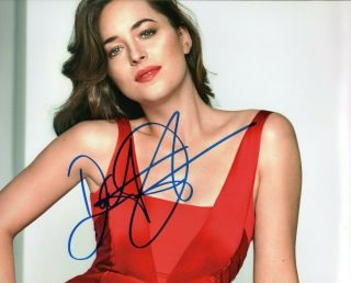 Autographed Dakota Johnson Signed 8 X 10 Photo