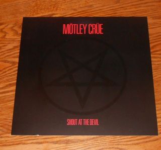 Motley Crue Shout At The Devil Poster Flat Square Promo 12x12 Rare